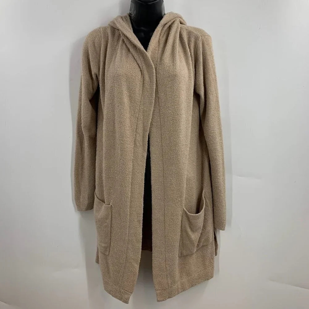 Barefoot Dreams Women's Cozychic Lite Coastal Hooded Open Cardigan Sty 480 SZ S‎